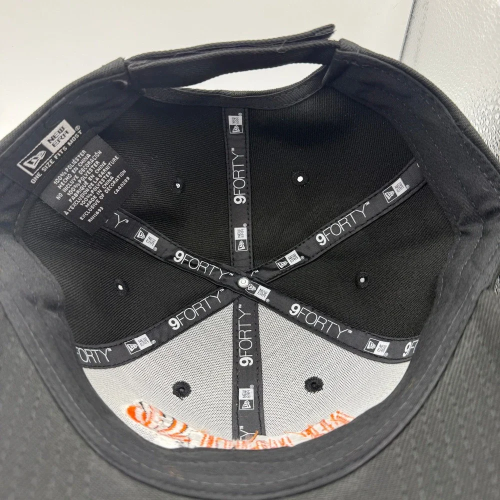 New Era Cincinnati Bengals AFC North Champions 9FORTY‎ Adjustable Hat Black NFL